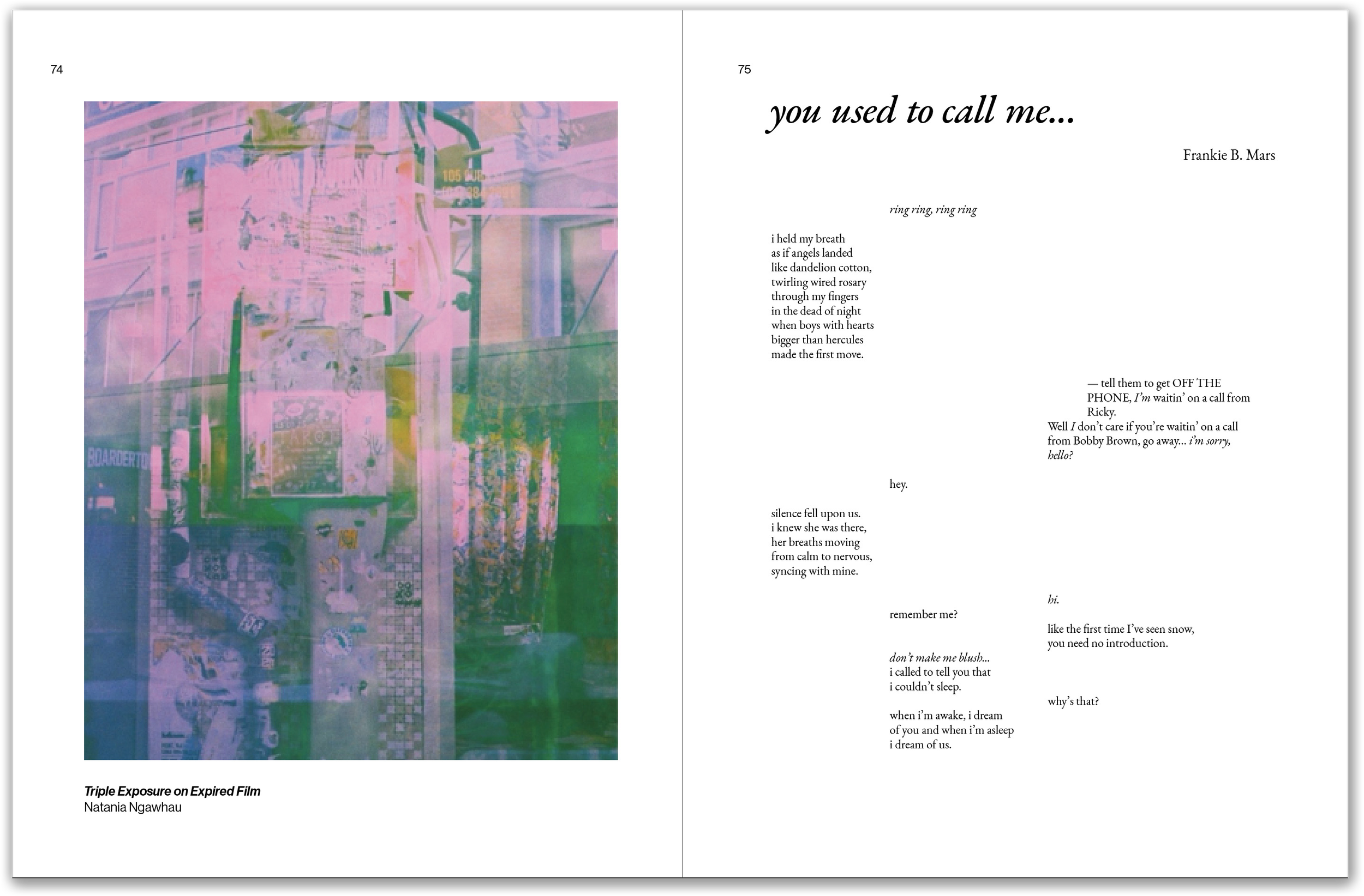 Issue 001 sample spread