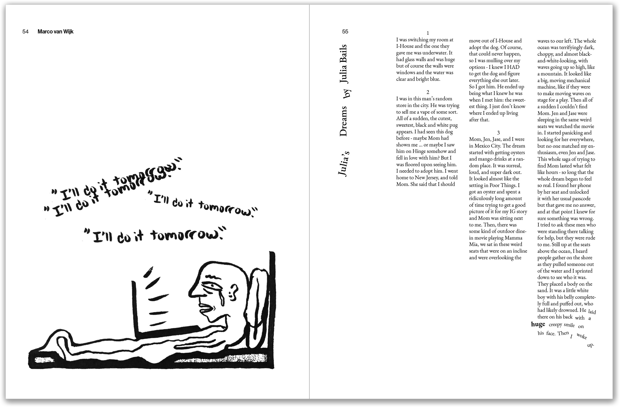 Issue 001 sample spread